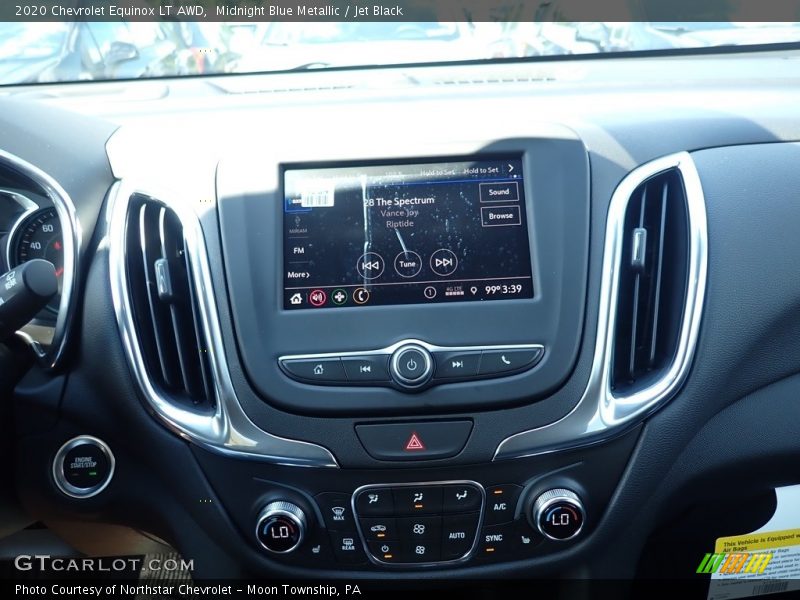 Midnight Blue Metallic / Jet Black 2020 Chevrolet Equinox LT AWD