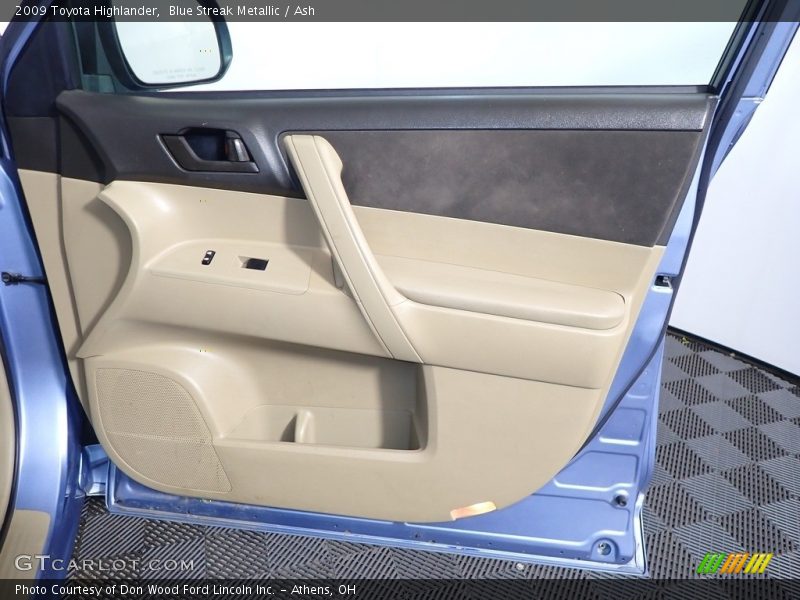 Blue Streak Metallic / Ash 2009 Toyota Highlander