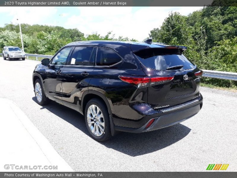 Opulent Amber / Harvest Beige 2020 Toyota Highlander Limited AWD