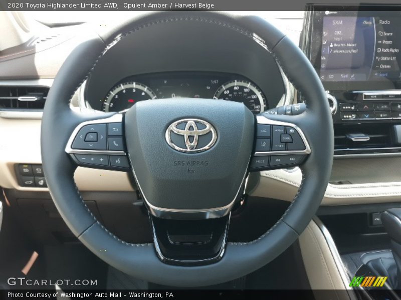 Opulent Amber / Harvest Beige 2020 Toyota Highlander Limited AWD