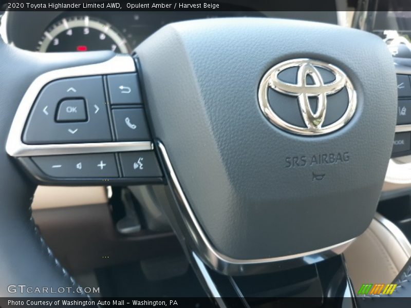 Opulent Amber / Harvest Beige 2020 Toyota Highlander Limited AWD