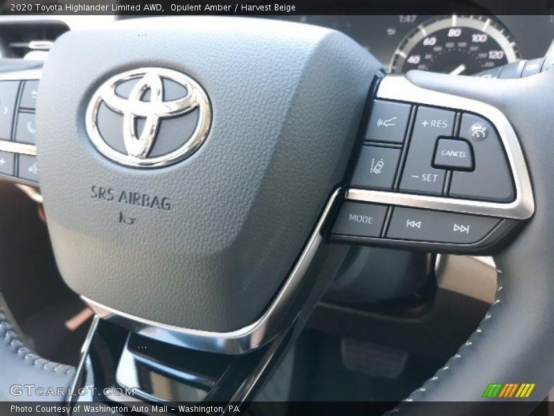 Opulent Amber / Harvest Beige 2020 Toyota Highlander Limited AWD