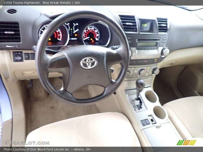 Blue Streak Metallic / Ash 2009 Toyota Highlander