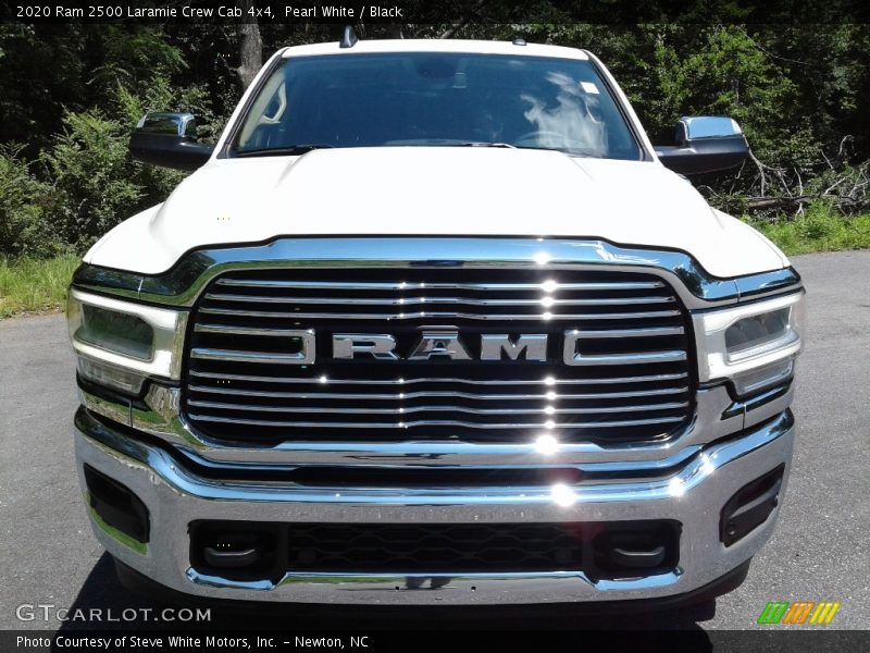 Pearl White / Black 2020 Ram 2500 Laramie Crew Cab 4x4