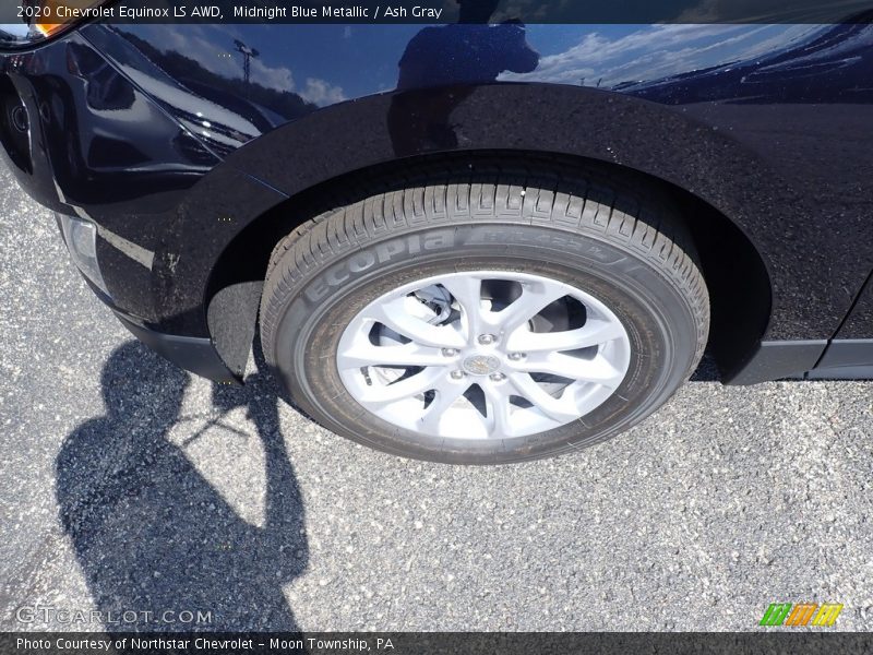 Midnight Blue Metallic / Ash Gray 2020 Chevrolet Equinox LS AWD