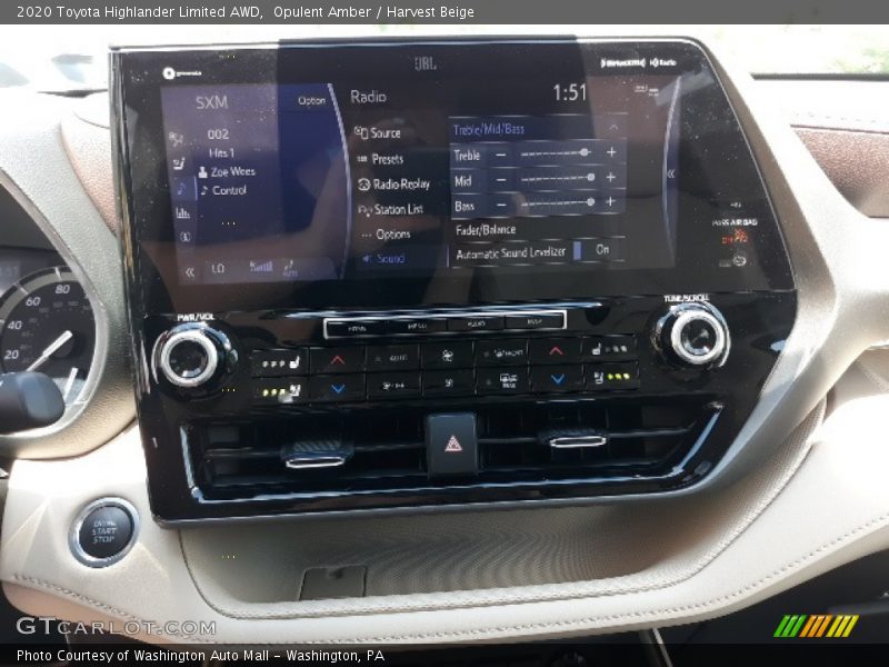 Opulent Amber / Harvest Beige 2020 Toyota Highlander Limited AWD