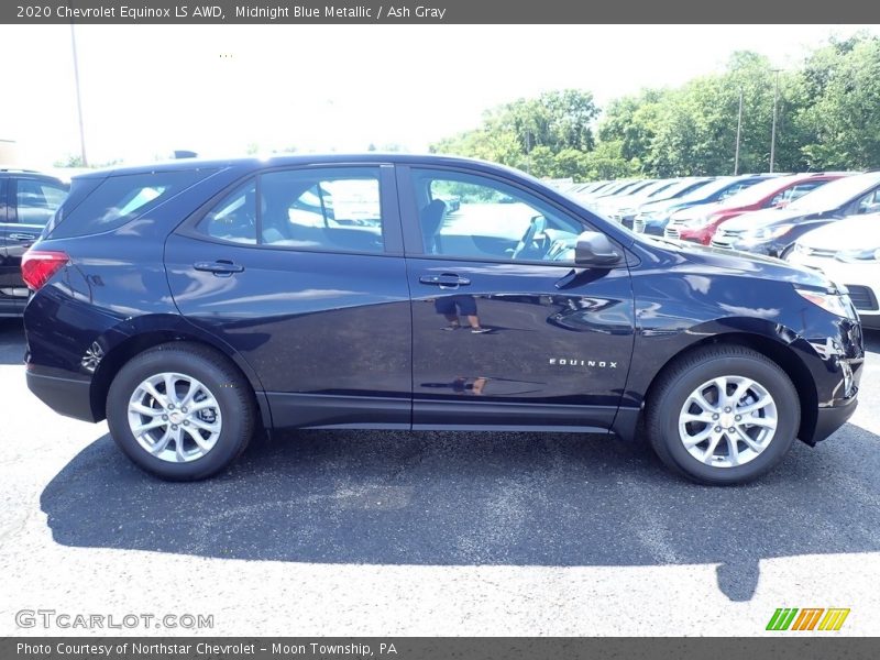 Midnight Blue Metallic / Ash Gray 2020 Chevrolet Equinox LS AWD