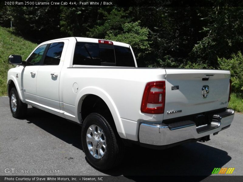Pearl White / Black 2020 Ram 2500 Laramie Crew Cab 4x4