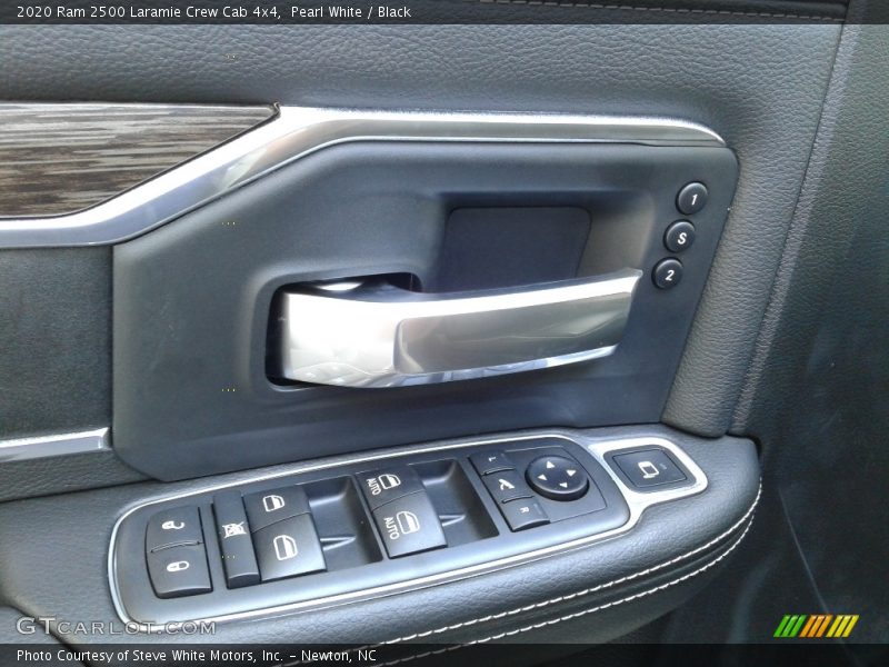Pearl White / Black 2020 Ram 2500 Laramie Crew Cab 4x4