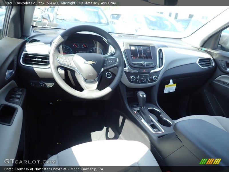 Midnight Blue Metallic / Ash Gray 2020 Chevrolet Equinox LS AWD