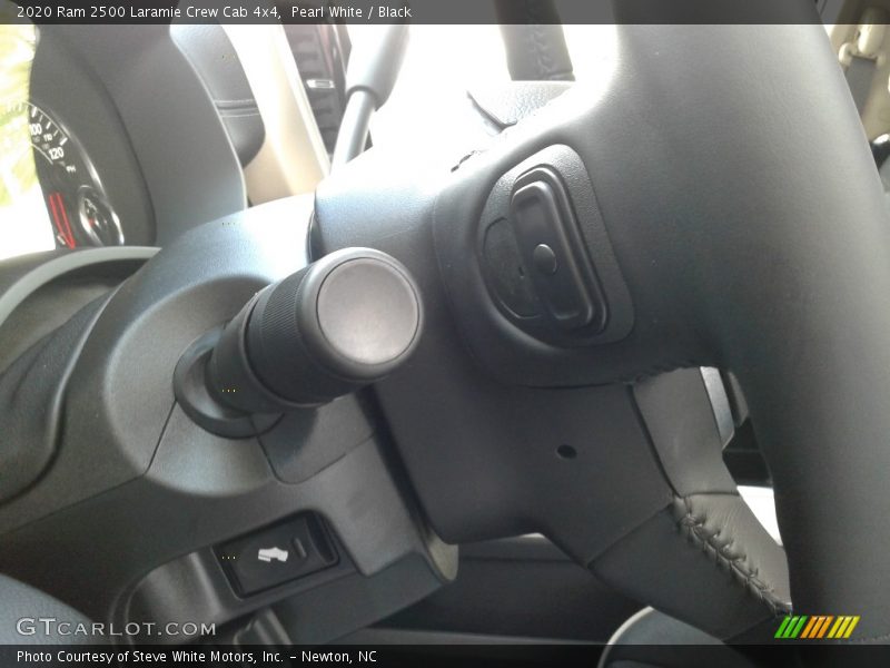 Pearl White / Black 2020 Ram 2500 Laramie Crew Cab 4x4