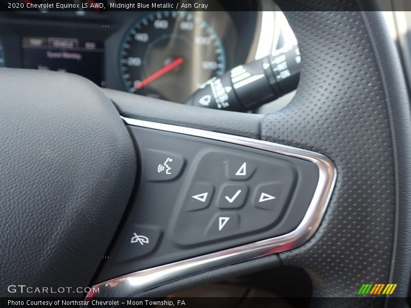Midnight Blue Metallic / Ash Gray 2020 Chevrolet Equinox LS AWD