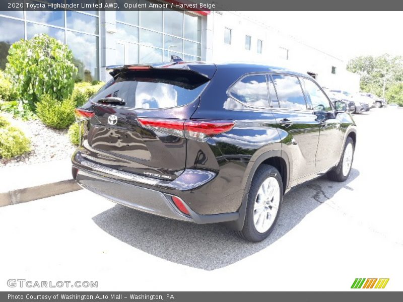 Opulent Amber / Harvest Beige 2020 Toyota Highlander Limited AWD