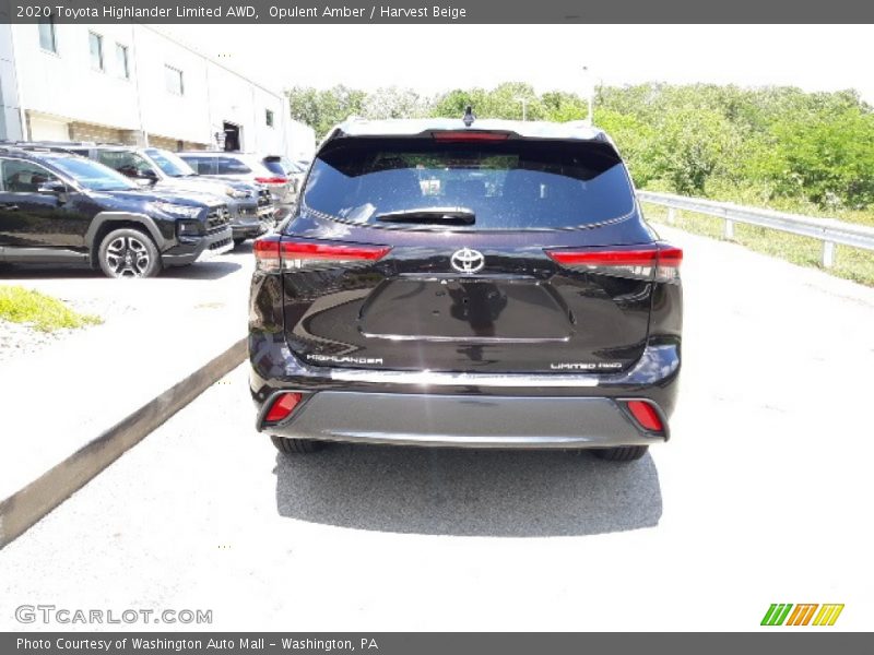 Opulent Amber / Harvest Beige 2020 Toyota Highlander Limited AWD