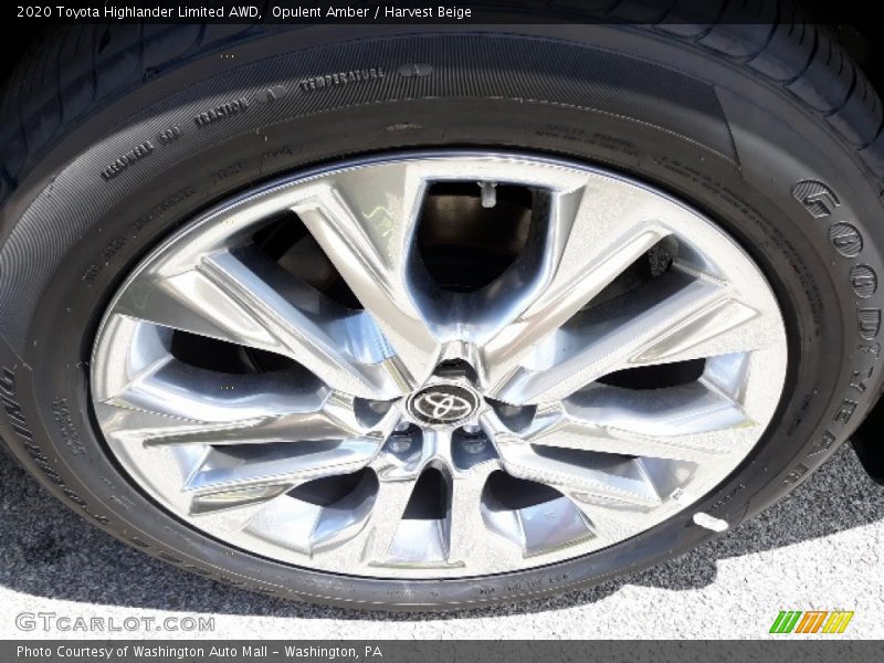 Opulent Amber / Harvest Beige 2020 Toyota Highlander Limited AWD