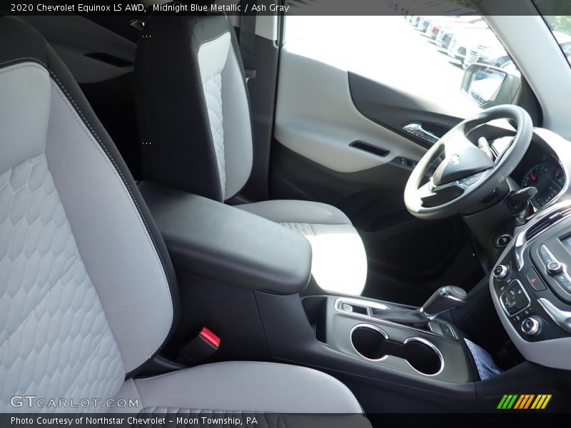 Midnight Blue Metallic / Ash Gray 2020 Chevrolet Equinox LS AWD