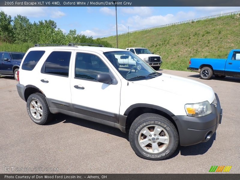 Oxford White / Medium/Dark Flint Grey 2005 Ford Escape XLT V6 4WD