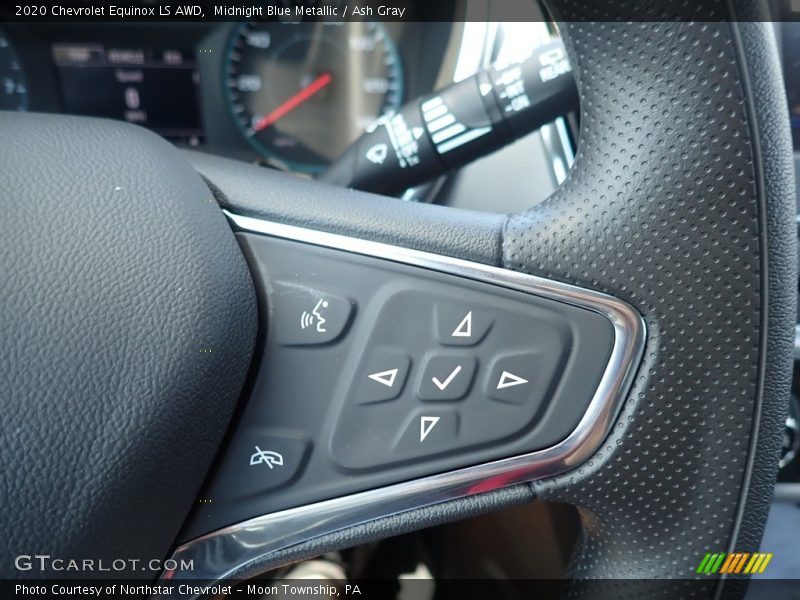 Midnight Blue Metallic / Ash Gray 2020 Chevrolet Equinox LS AWD