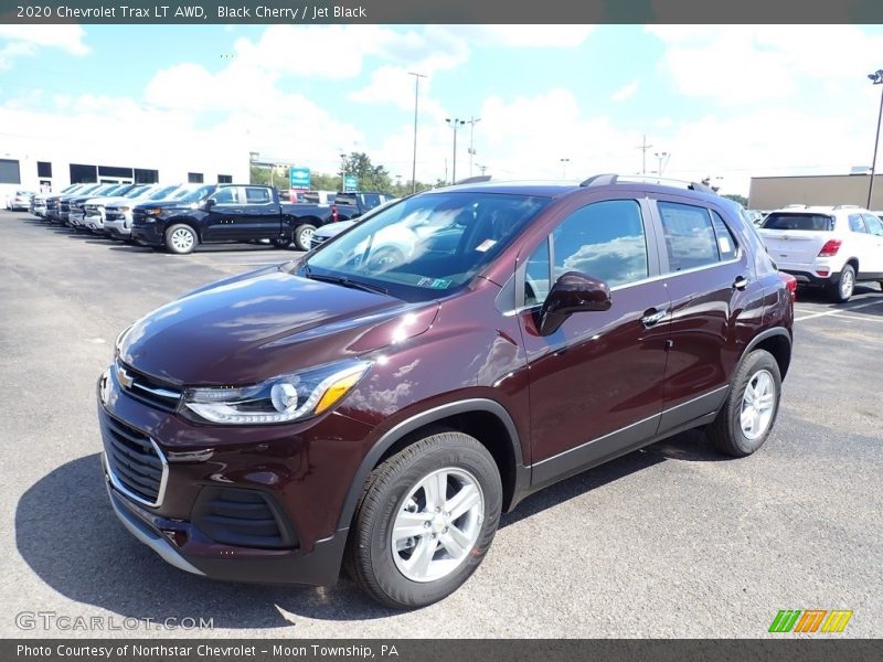 Black Cherry / Jet Black 2020 Chevrolet Trax LT AWD