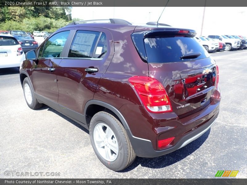 Black Cherry / Jet Black 2020 Chevrolet Trax LT AWD