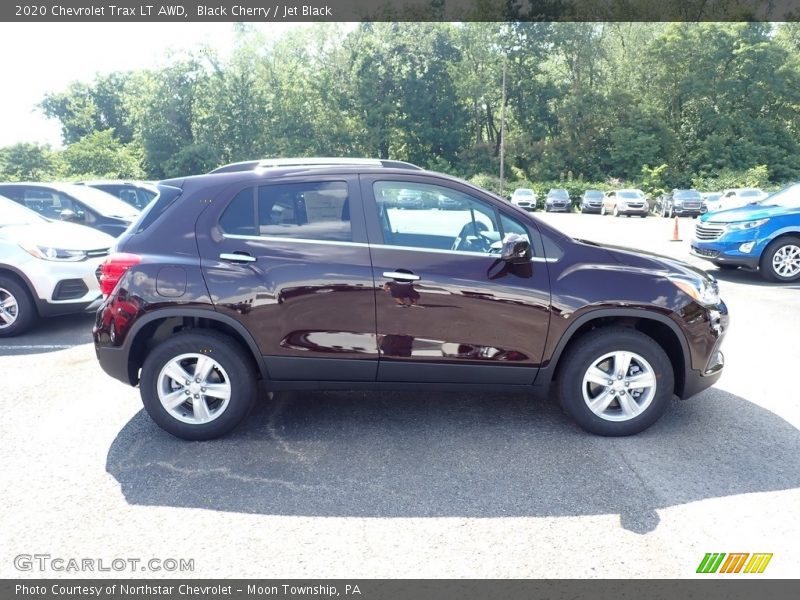 Black Cherry / Jet Black 2020 Chevrolet Trax LT AWD