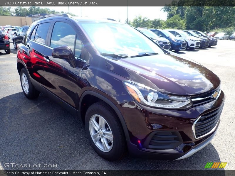 Black Cherry / Jet Black 2020 Chevrolet Trax LT AWD