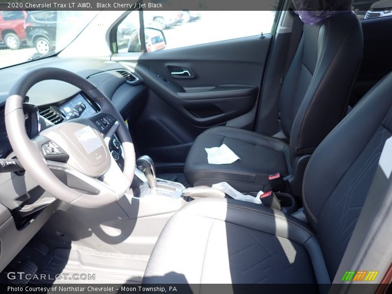 Black Cherry / Jet Black 2020 Chevrolet Trax LT AWD