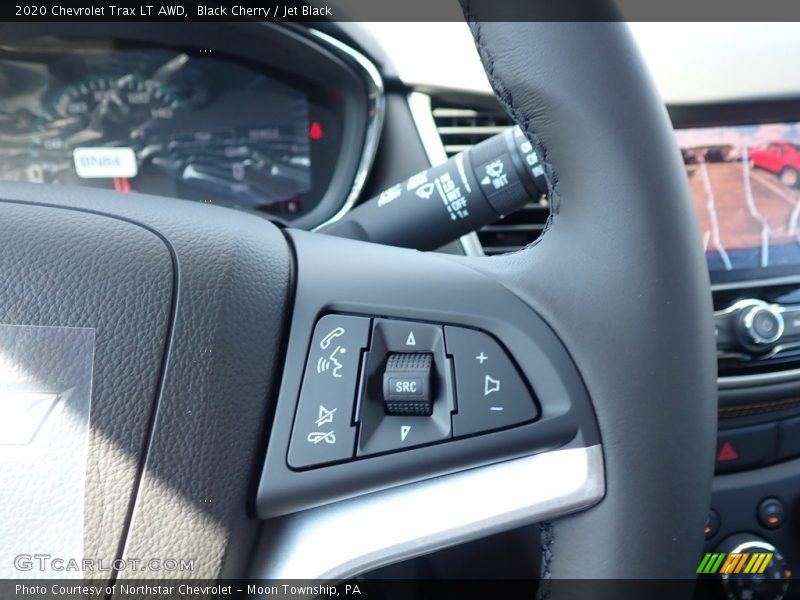 Black Cherry / Jet Black 2020 Chevrolet Trax LT AWD