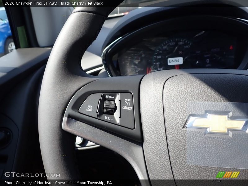 Black Cherry / Jet Black 2020 Chevrolet Trax LT AWD