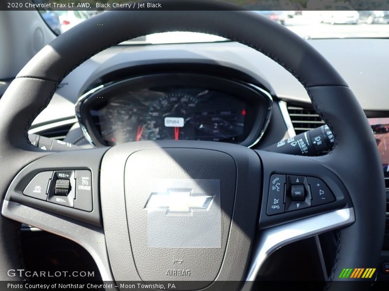Black Cherry / Jet Black 2020 Chevrolet Trax LT AWD