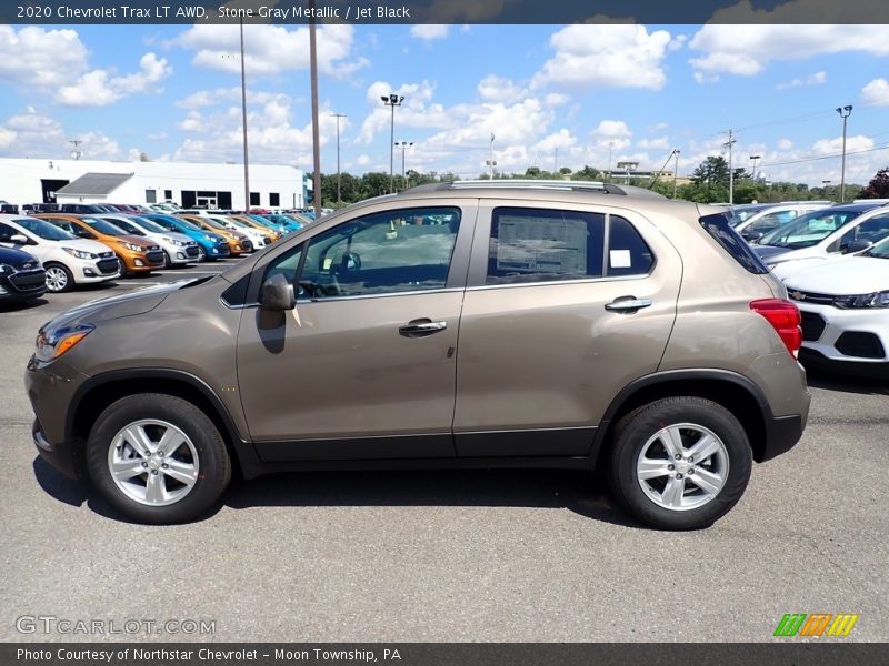Stone Gray Metallic / Jet Black 2020 Chevrolet Trax LT AWD
