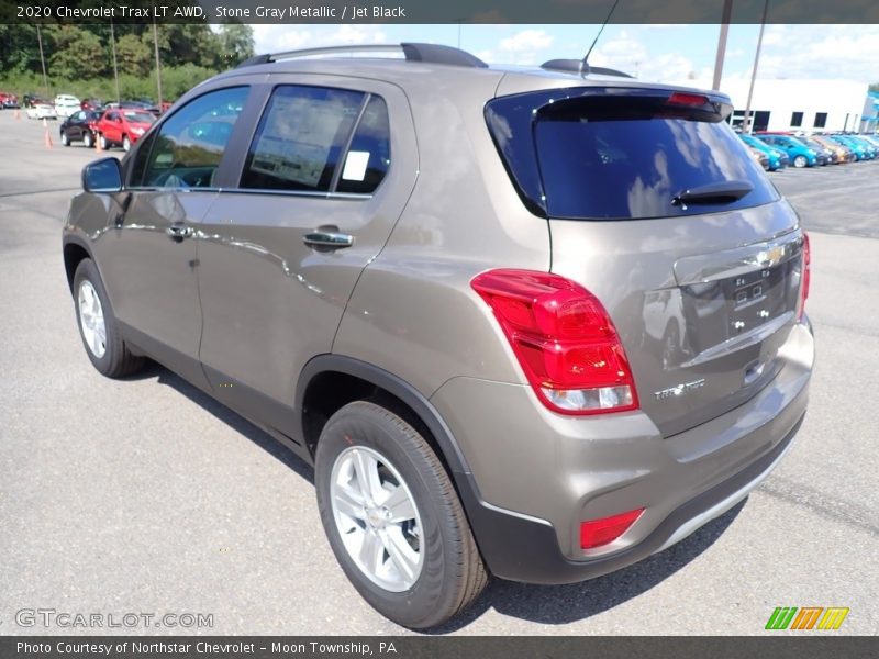 Stone Gray Metallic / Jet Black 2020 Chevrolet Trax LT AWD