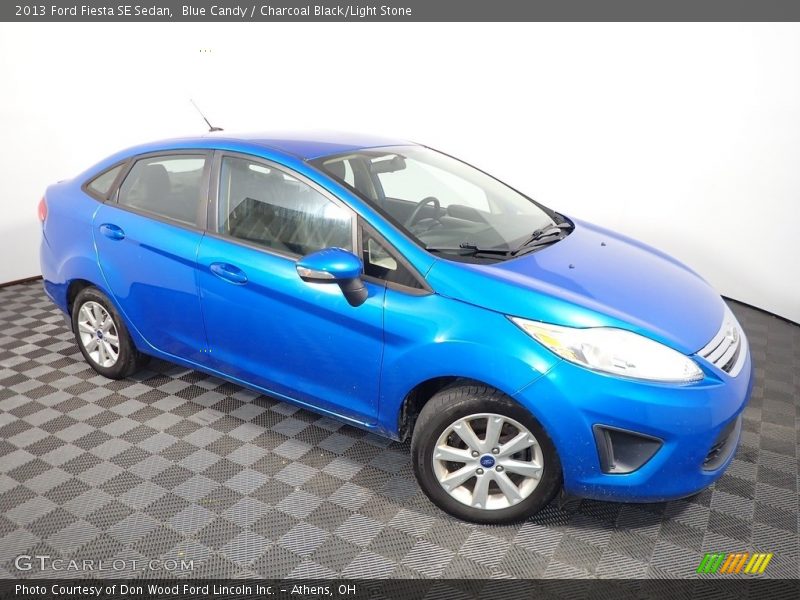 Blue Candy / Charcoal Black/Light Stone 2013 Ford Fiesta SE Sedan