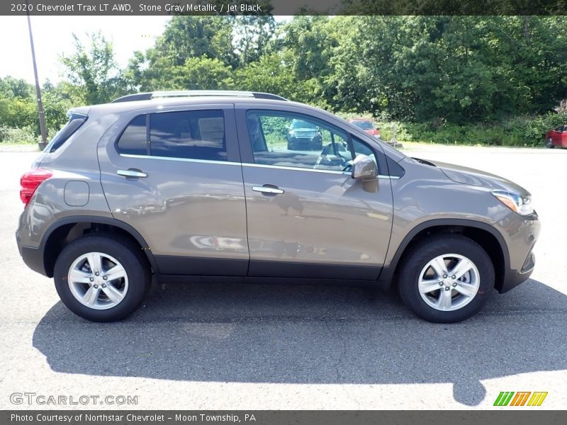 Stone Gray Metallic / Jet Black 2020 Chevrolet Trax LT AWD