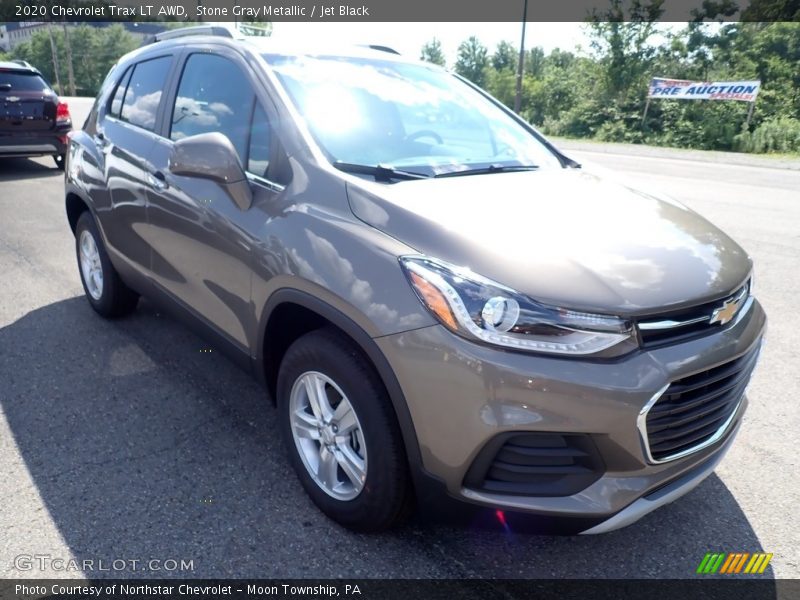Stone Gray Metallic / Jet Black 2020 Chevrolet Trax LT AWD