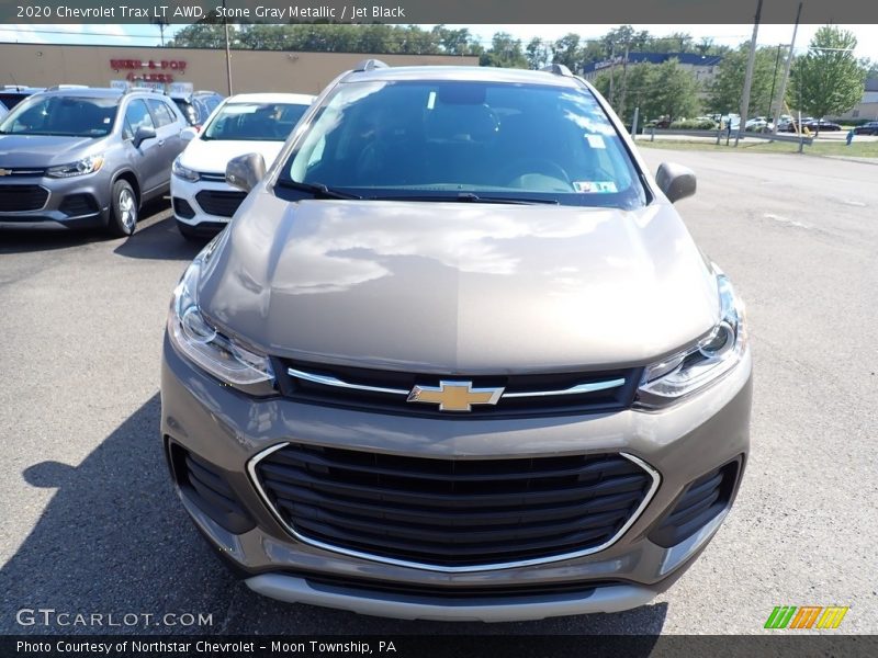 Stone Gray Metallic / Jet Black 2020 Chevrolet Trax LT AWD