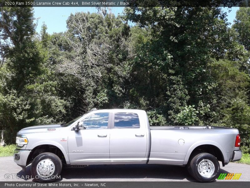 Billet Silver Metallic / Black 2020 Ram 3500 Laramie Crew Cab 4x4