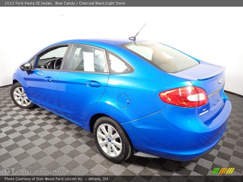 Blue Candy / Charcoal Black/Light Stone 2013 Ford Fiesta SE Sedan