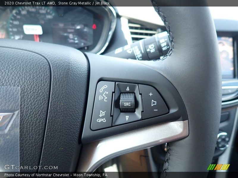 Stone Gray Metallic / Jet Black 2020 Chevrolet Trax LT AWD