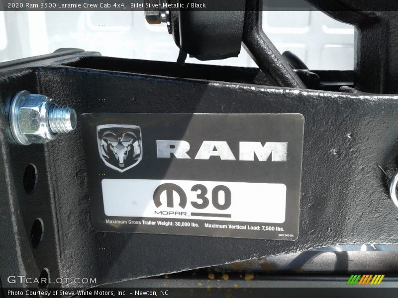Billet Silver Metallic / Black 2020 Ram 3500 Laramie Crew Cab 4x4