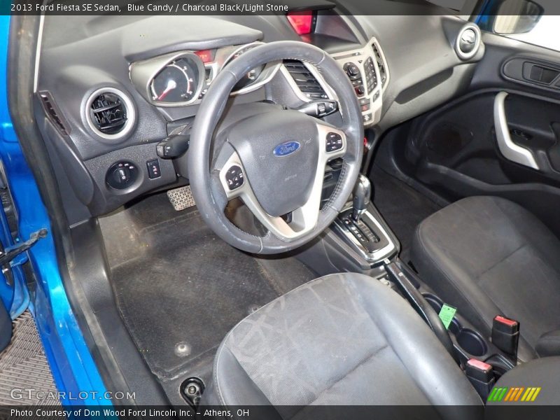 Blue Candy / Charcoal Black/Light Stone 2013 Ford Fiesta SE Sedan