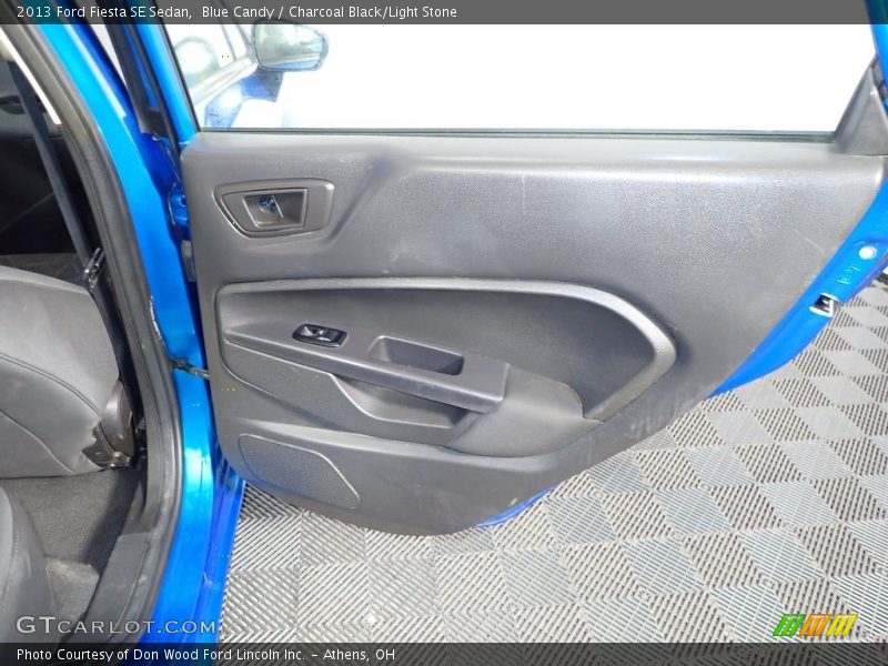 Blue Candy / Charcoal Black/Light Stone 2013 Ford Fiesta SE Sedan