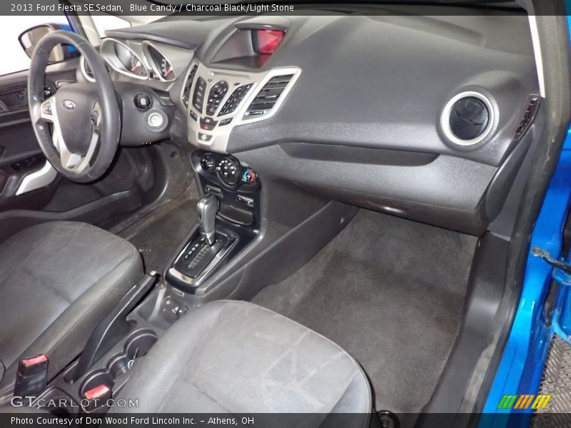 Blue Candy / Charcoal Black/Light Stone 2013 Ford Fiesta SE Sedan
