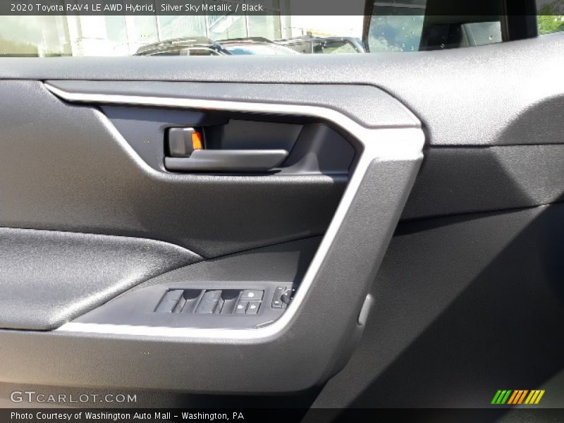 Silver Sky Metallic / Black 2020 Toyota RAV4 LE AWD Hybrid