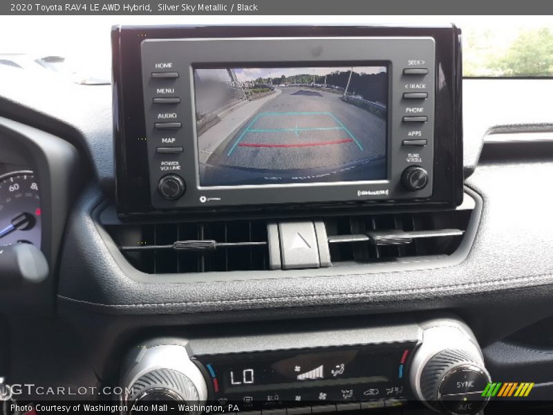 Silver Sky Metallic / Black 2020 Toyota RAV4 LE AWD Hybrid