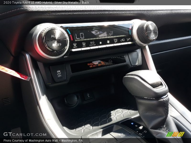 Silver Sky Metallic / Black 2020 Toyota RAV4 LE AWD Hybrid