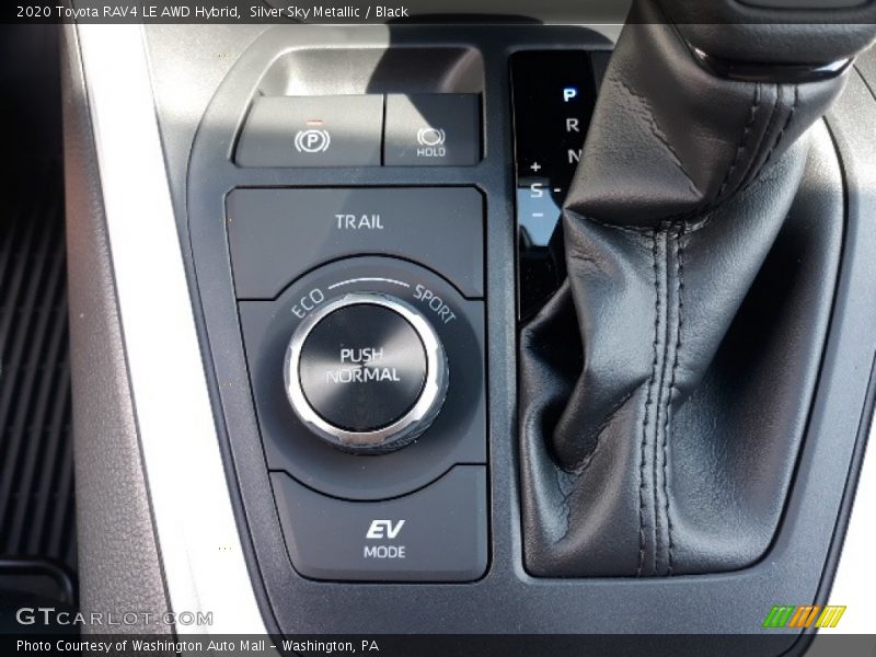 Silver Sky Metallic / Black 2020 Toyota RAV4 LE AWD Hybrid
