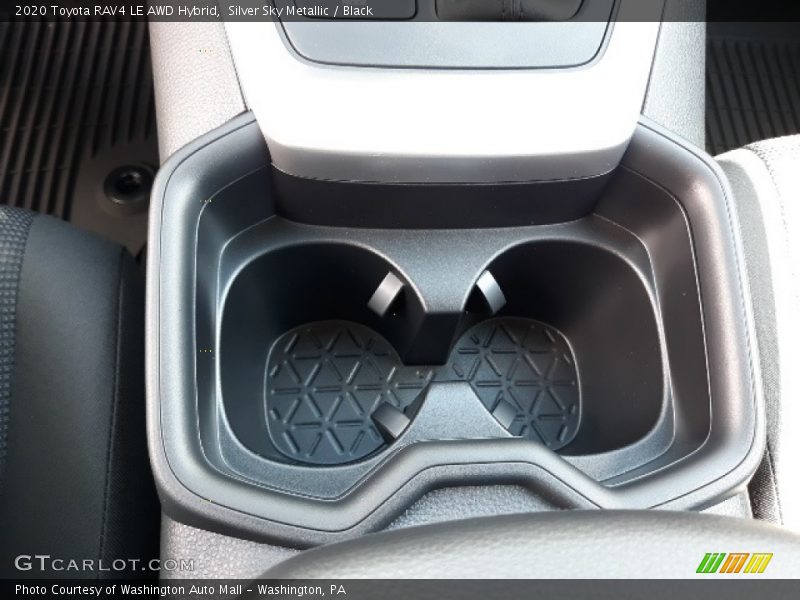 Silver Sky Metallic / Black 2020 Toyota RAV4 LE AWD Hybrid