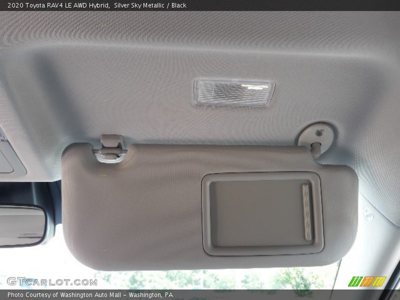 Silver Sky Metallic / Black 2020 Toyota RAV4 LE AWD Hybrid