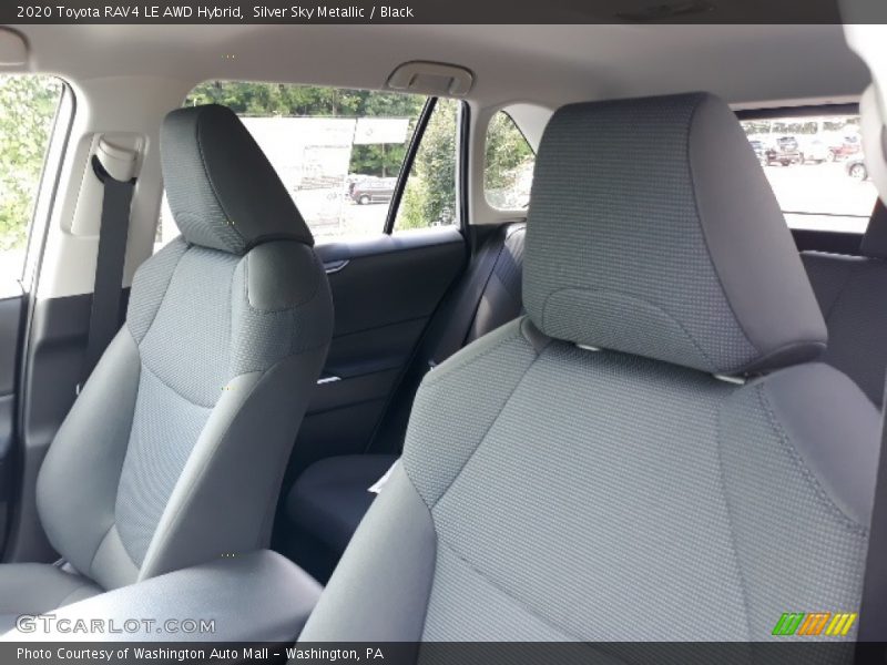 Silver Sky Metallic / Black 2020 Toyota RAV4 LE AWD Hybrid